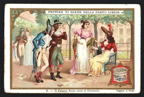 Sammelbild Liebig, Il Palazzo Reale sotto il Direttorio