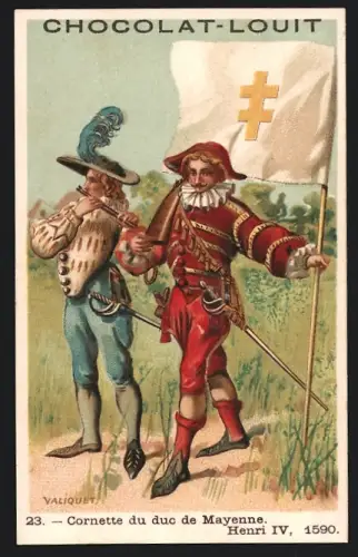 Sammelbild Chocolat Louit, Chocolats & Cacaos, Henri IV 1590