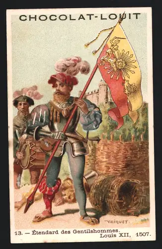 Sammelbild Chocolat Louit, Chocolats & Cacaos, Louis XII 1507