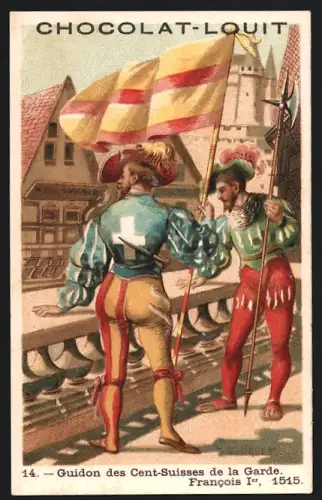 Sammelbild Chocolat Louit, Chocolats & Cacaos, Francois Ier 1515