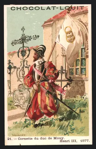 Sammelbild Chocolat Louit, Chocolats & Cacaos, Henri III 1577