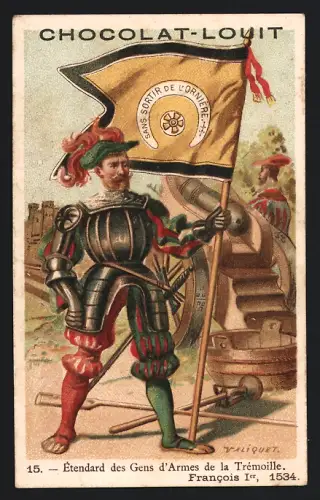 Sammelbild Chocolat Louit, Chocolats & Cacaos, Francois Ier 1534