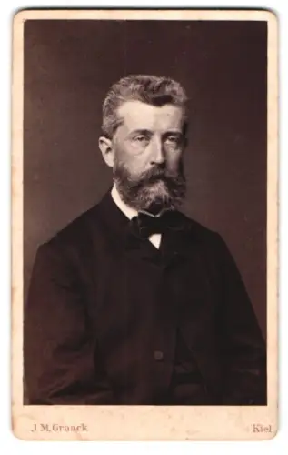 Fotografie J. M. Graack, Kiel, Burgstr., Friedrich von Esmarsch, Chirurg und Begründer des zivilen Samariterwesens