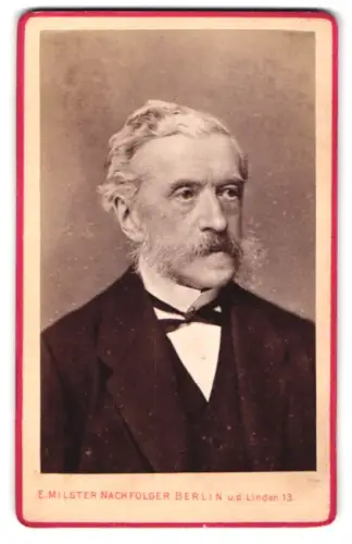 Fotografie Hermann Joop, Berlin, Unter den Linden 13, Dt. Chirurg, Begründer der Deutschen Gesellschaft für Chirurgie