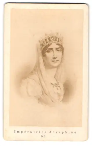 Fotografie Galerie historique, Paris, 101 Rue Vivienne, Josephine de Beauharneis, Frau von Napoleon Bonaparte