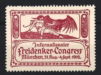 Reklamemarke München, Internationaler Freidenker-Congress 1912, Prometheus