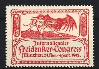 Reklamemarke München, Internationaler Freidenker-Congress 1912, Prometheus