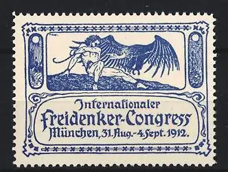 Reklamemarke München, Internationaler Freidenker-Congress 1912, Prometheus