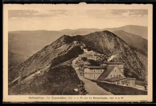 AK Rennerbaude /Riesengebirge, Der Ziegenrücken