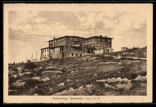 AK Peterbaude, Blick auf die Baude