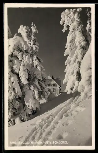 AK Stubenberghaus a. Schöckel, Winteransicht