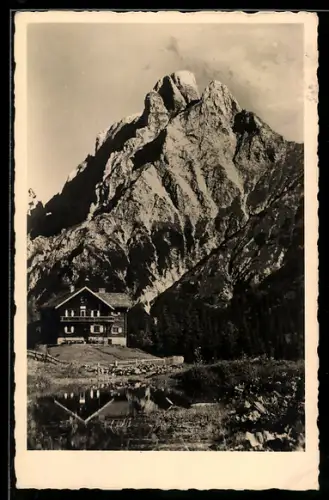 AK Mödlinger Hütte, Gesamtansicht mit Reichenstein und See