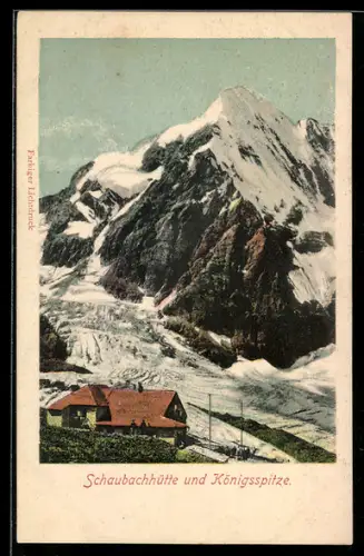 AK Schaubachhütte, Ansicht mit Königsspitze