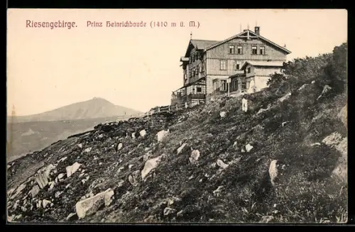 AK Riesengebirge, Prinz Heinrich-Baude