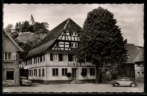 AK Kappelrodeck, Gasthaus zur Linde, Linde