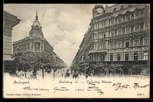 AK Budapest, Andrássy-Strasse