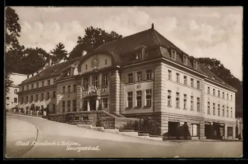 AK Bad Landeck i. Schles., Ansicht vom Georgenbad