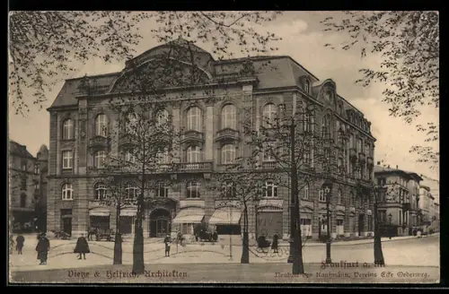 AK Frankfurt a. M.-Nordend, Haus des Kaufmännischen Vereins Ecke Oederweg