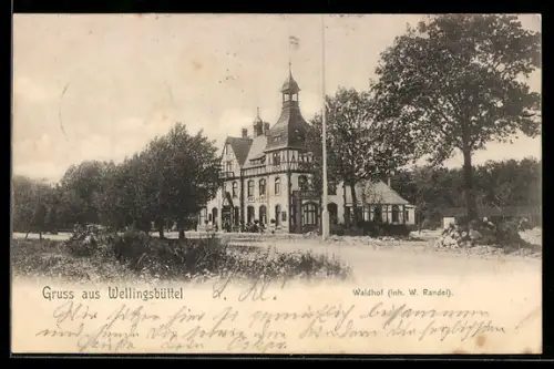 AK Hamburg-Poppenbüttel, Hotel Waldhof
