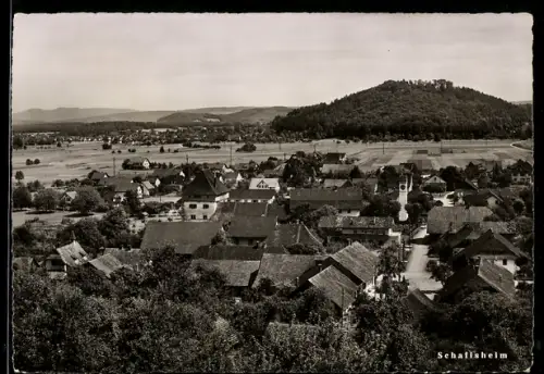 AK Schafisheim, Totalansicht mit Bergblick