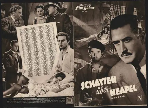 Filmprogramm IFB Nr. 958, Schatten über Neapel, Maria Montez, Hans Söhnker, Regie: Hans Wolff