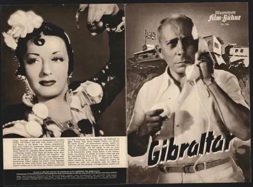Filmprogramm IFB Nr. 946, Gibraltar, Viviane Romance, Erich von Stroheim, Regie: Fedor Ozep