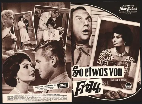 Filmprogramm IFB Nr. 5166, So etwas von Frau, Sophia Loren, Tab Hunter, Regie: Sidney Lumet