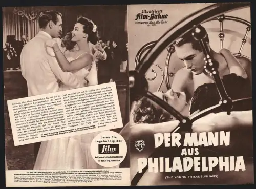 Filmprogramm IFB Nr. 5129, Der Mann aus Philadelphia, Paul Newman, Barbara Rush, Regie: Vincent Sherman