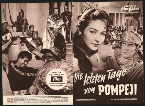 Filmprogramm IFB Nr. 5123, Die letzten Tage von Pompeji, Steve Reeves, Christine Kaufmann, Regie: Mario Bonnard