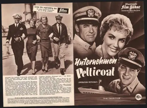 Filmprogramm IFB Nr. 5114, Unternehmen Petticoat, Cary Grant, Tony Curtis, Regie: Blake Edwards