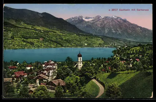 AK Sachseln, Panorama mit Sarnersee