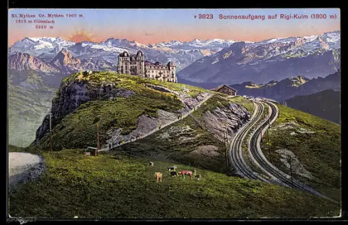 AK Rigi-Kulm, Sonnenaufgang