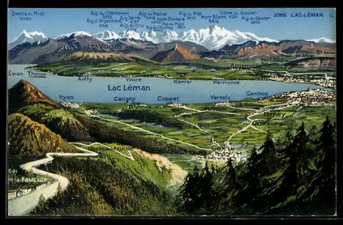 AK Gex, Panorama du Lac Léman