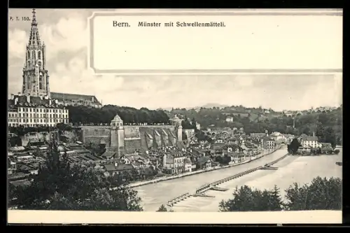 AK Bern, Münster mit Schwellenmätteli