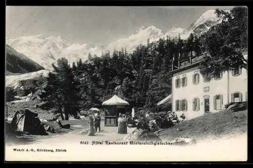 AK Morteratschgletscher, Hotel Restaurant Morteratschgletscher