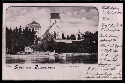 AK Romanshorn, Schloss und Kirche