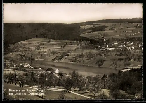 AK Rümikon am Rhein /Aarg., Ortsansicht mit Lienheim (Deutschland)