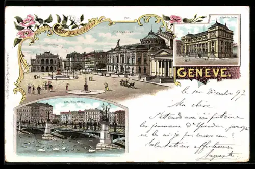 Lithographie Genève, Place Neuve