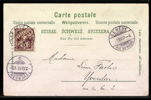 Lithographie Genève, Place Neuve