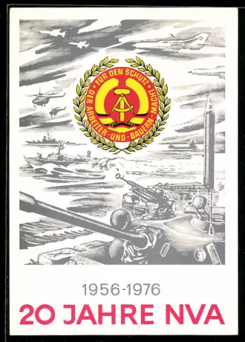 AK 20 Jahre NVA, 1956-1976, Schnellboote, Panzer, Hubschrauber, Flugzeug
