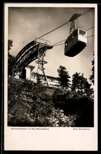 AK Seilschwebebahn auf den Schauinsland, Seilbahn