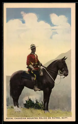 AK Royal canadian mounted Police on Patrol Duty
