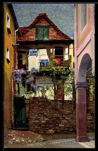 AK Photochromie NR. 3247: Brione, Altes Landhaus im Dorf