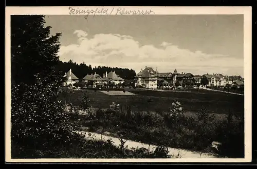 AK Königsfeld /Schwarzwald, Ortsansicht mit Villen und Kurhäusern