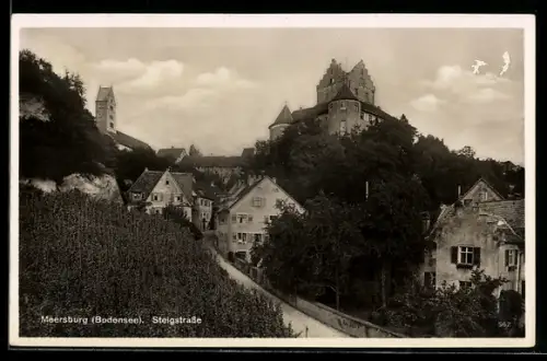 AK Meersburg /Bodensee, Steigstrasse