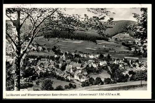 AK Baiersbronn /Schwarzwald, Totalansicht aus der Vogelschau