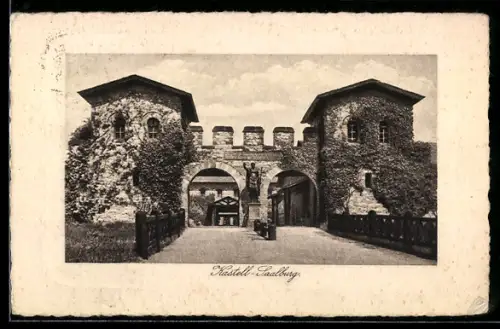 AK Bad Homburg vor der Höhe, Kastell Saalburg, Porta Decumana