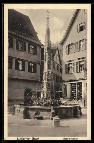 AK Urach, Marktbrunnen