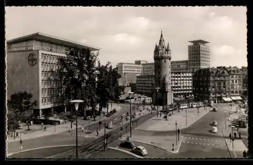 AK Frankfurt am Main, Partie am Eschenheimer Turm