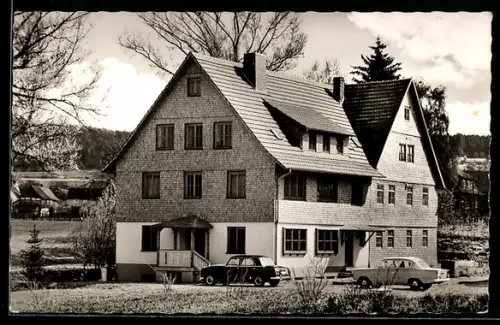 AK Bad Wildungen-Reinhardshausen, Kurheim zur alten Mühle Sanatorium Dr. Kienie